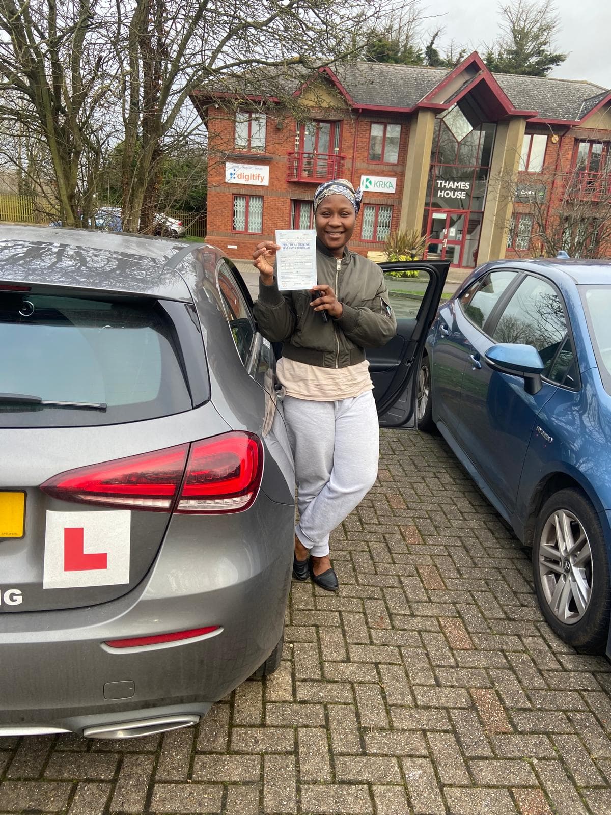 MDS Driving School student passed their driving test in Slough