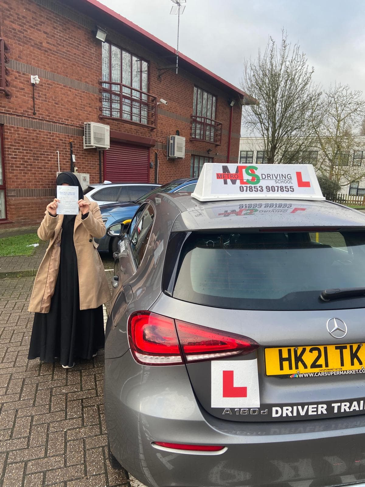 MDS Driving School student passed their driving test in Slough